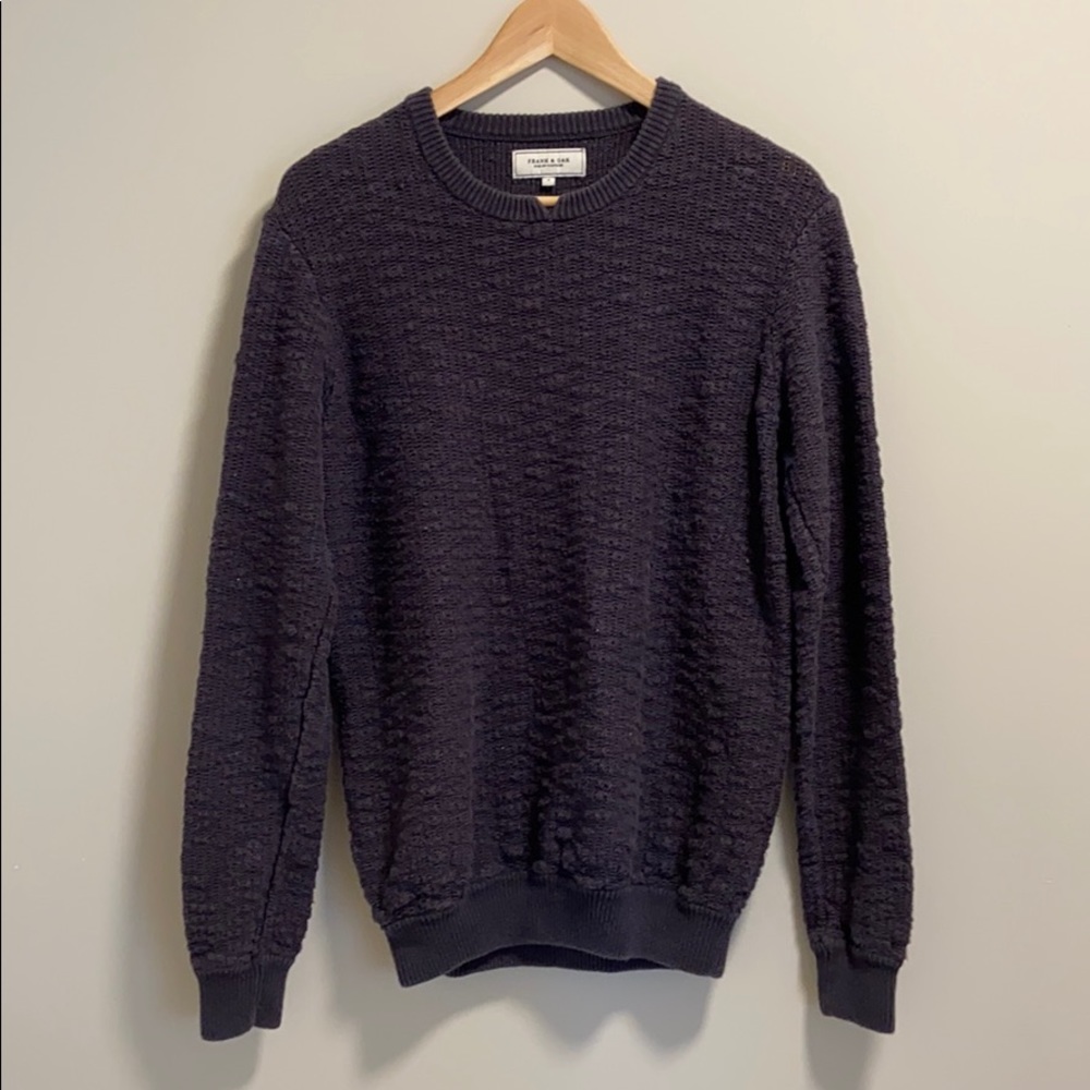 Frank and Oak Crewneck Sweater Navy